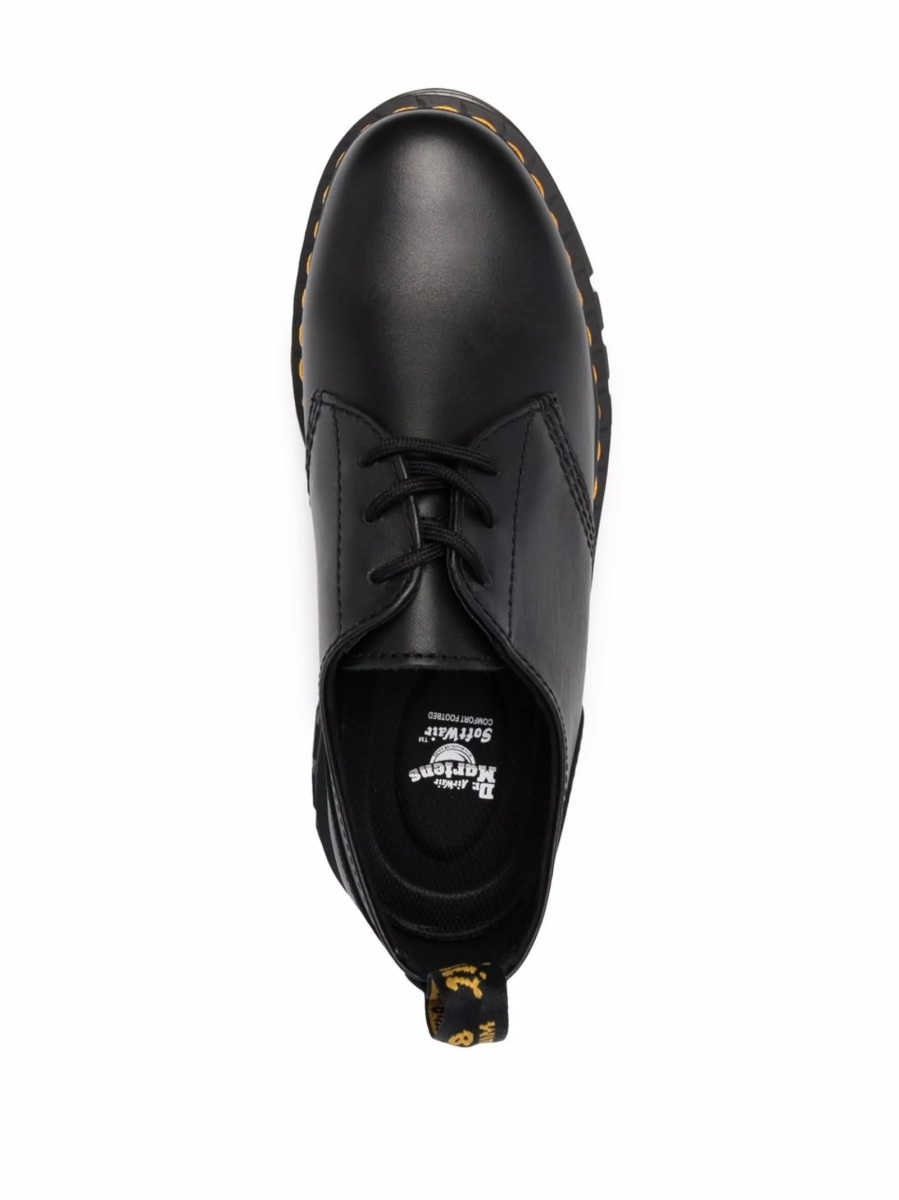 Pantofi Oxford Dr. Martens negri din piele - Img 4