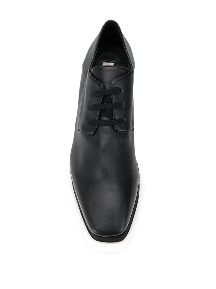 Pantofi Oxford Stella McCartney elyse negri din piele eco - Img 4