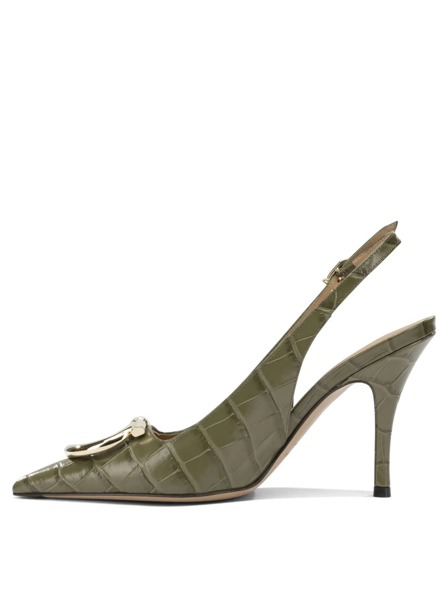 Pantofi "Sara Croc 65MM" Slingback - Img 3
