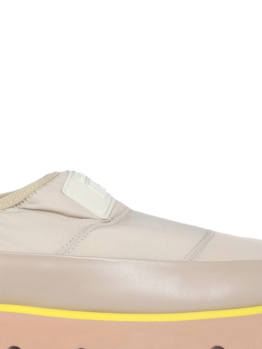 Pantofi slip-on MSGM neutri din poliamida si polyester - Img 2