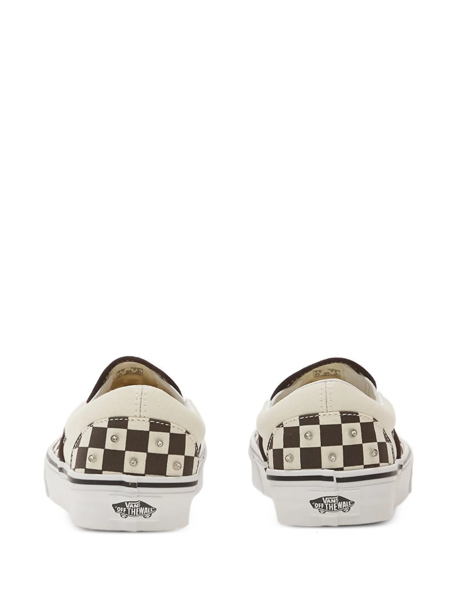Pantofi slip-on Vans Slip On maro din material textil - Img 3