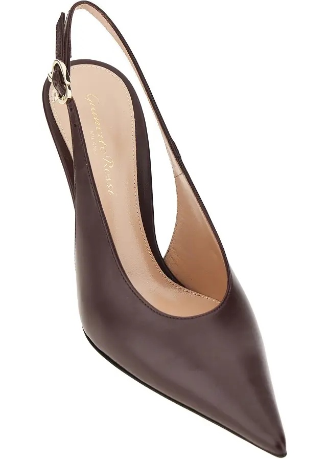 Pantofi 'Sofia' leather slingback pumps - Img 2
