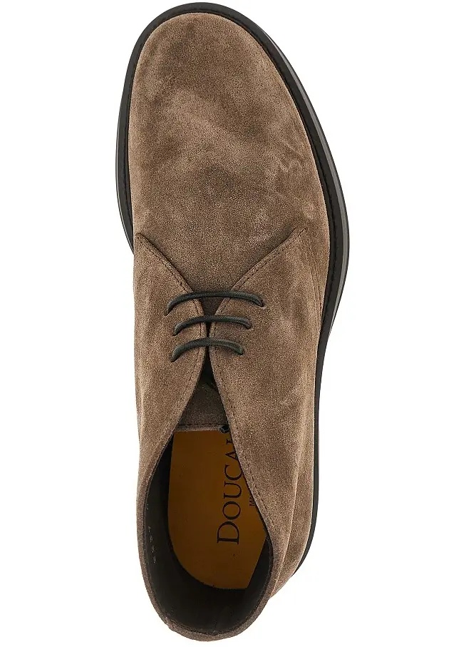 Pantofi Suede leather laced shoes - Img 4