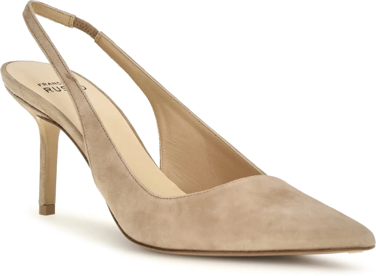 Pantofi Suede Slingback Pumps - Img 2