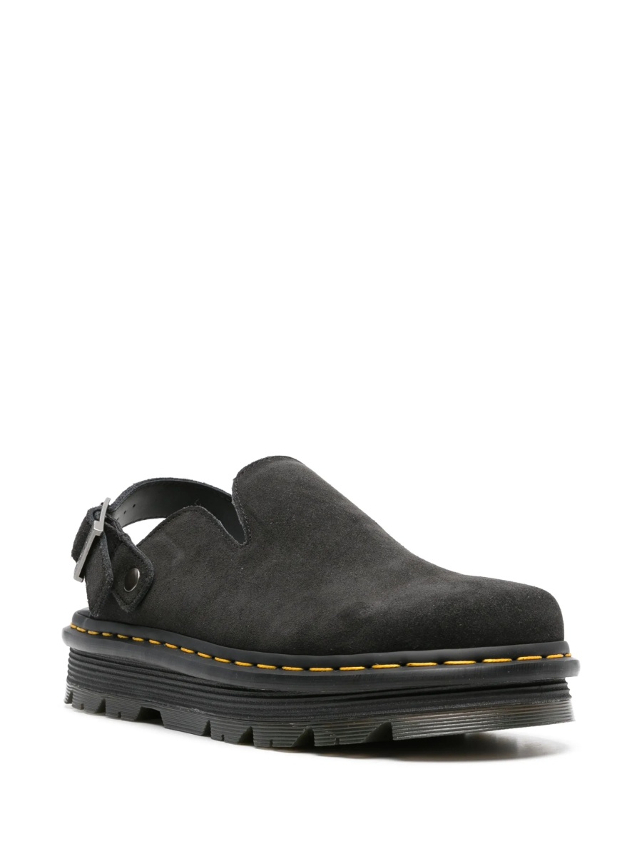 Papuci Dr. Martens negri din piele intoarsa - Img 2
