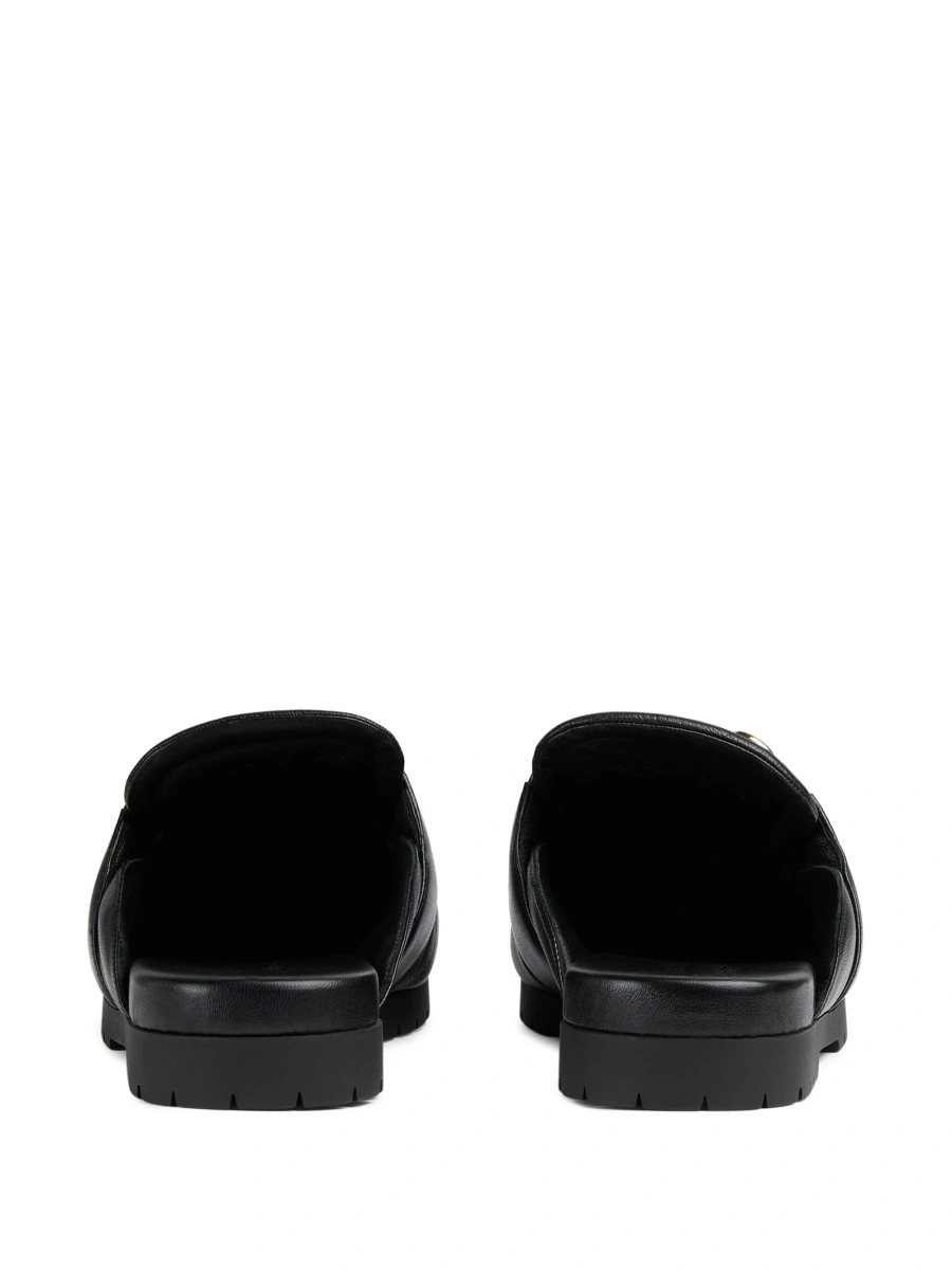 Papuci Gucci Horsebit negri din piele - Img 5