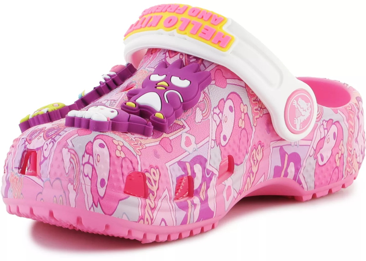 Papuci KIDS slippers CLASSIC HELLO KITTY CLOG T PINK 208025 - 680 - Img 3