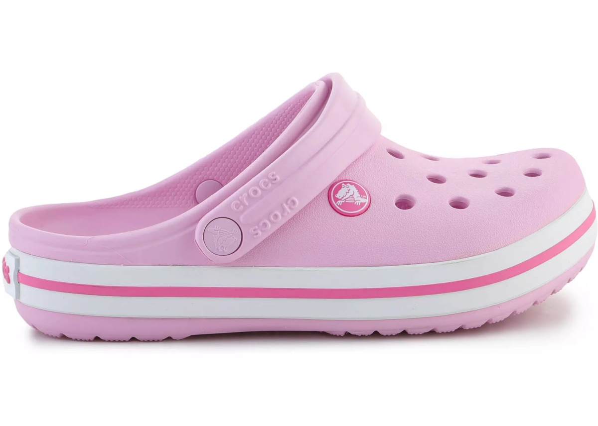 Papuci KIDS slippers CROCS Crocband Clog K Ballerina Pink - Img 4