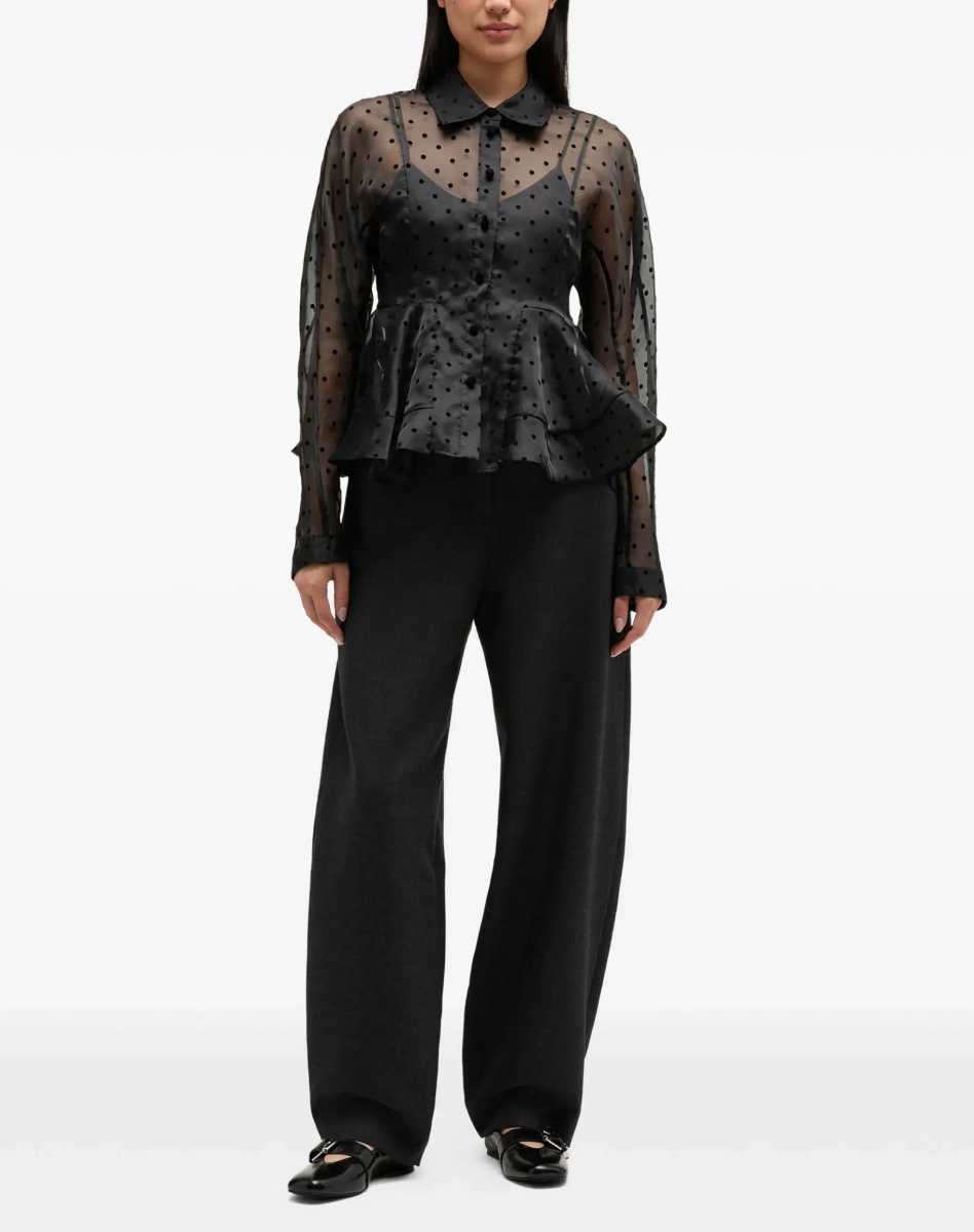 Polka dot organza Shirt - Img 2