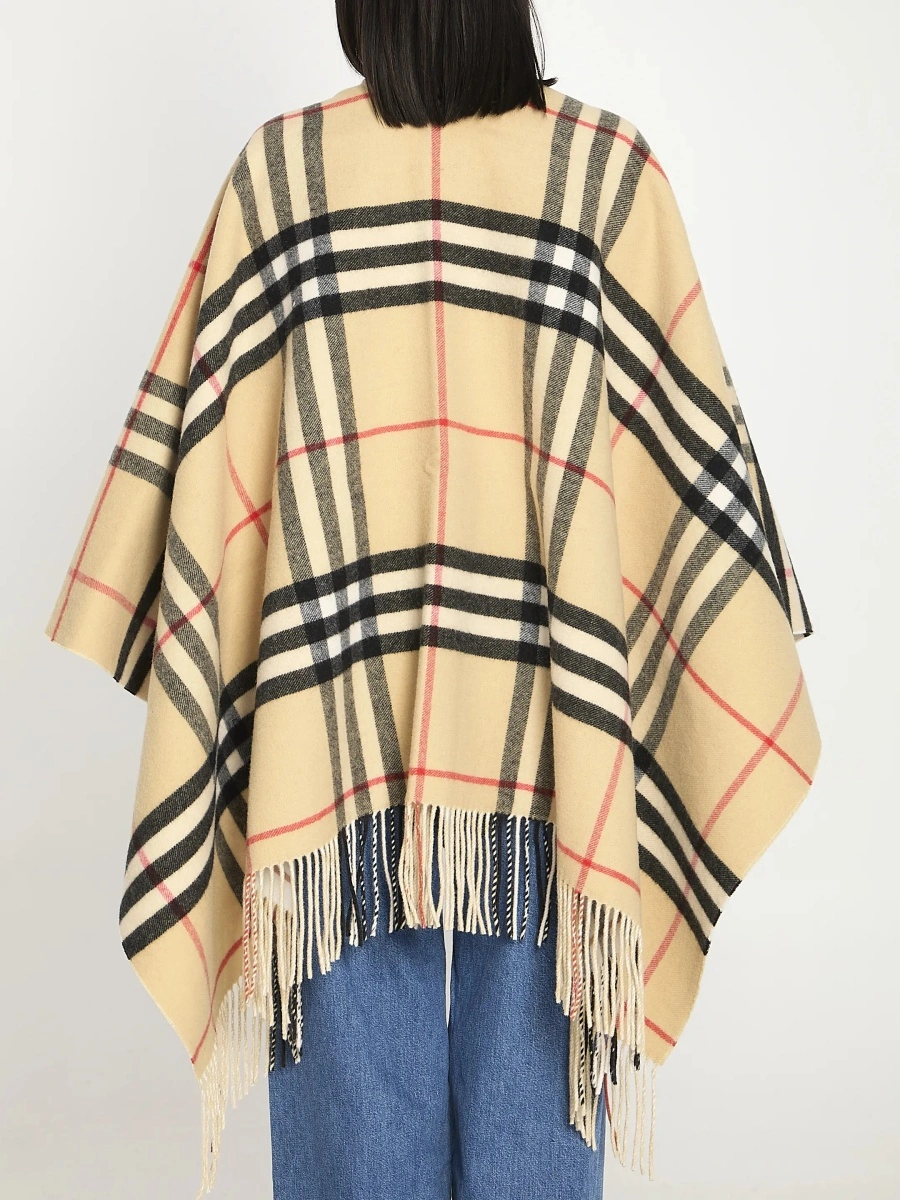 Poncho Double Check Wrap - Img 4