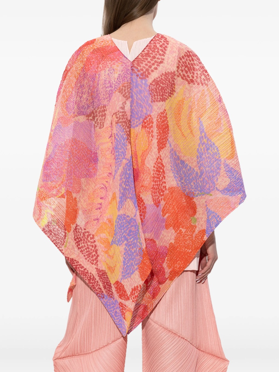 Poncho PLEATS PLEASE ISSEY MIYAKE roz - Img 4
