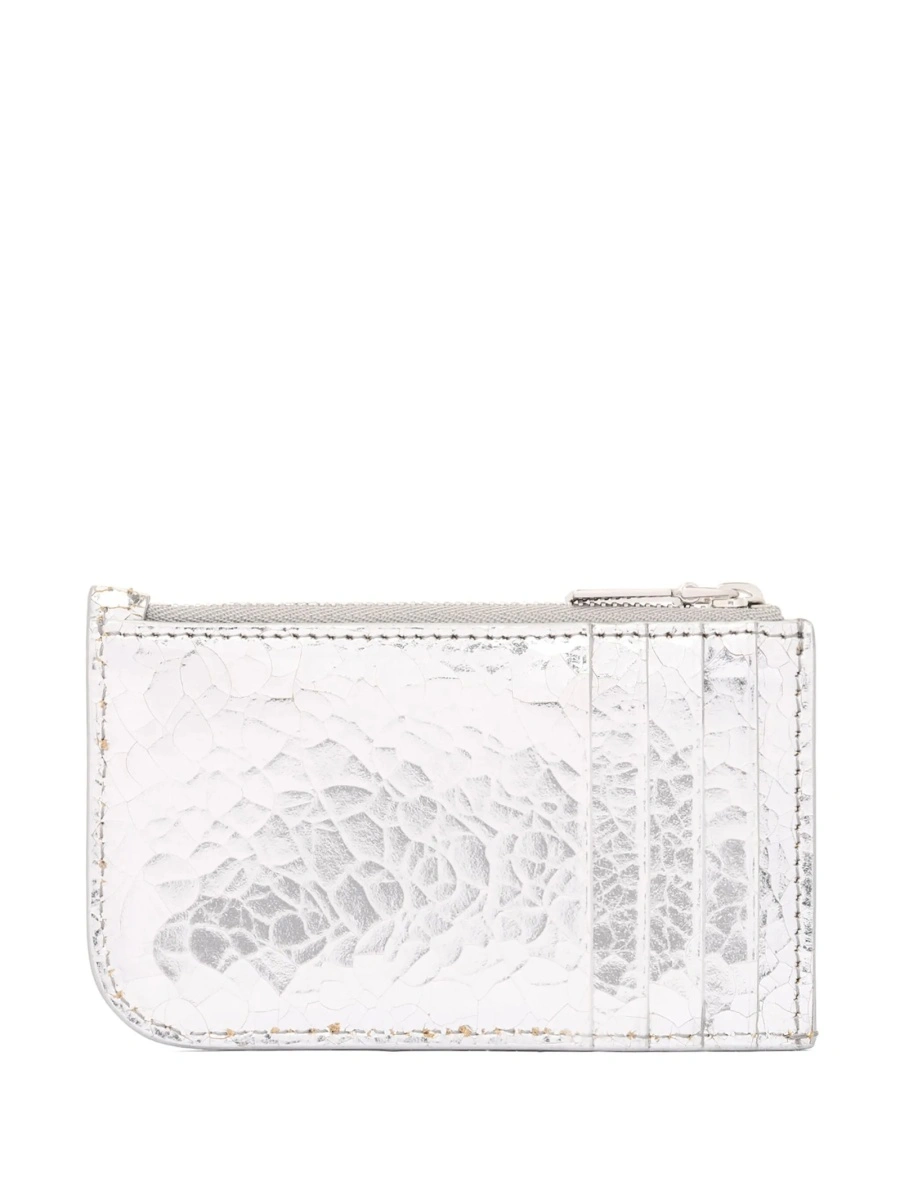Portofel Alexander McQueen gri din piele - Img 2