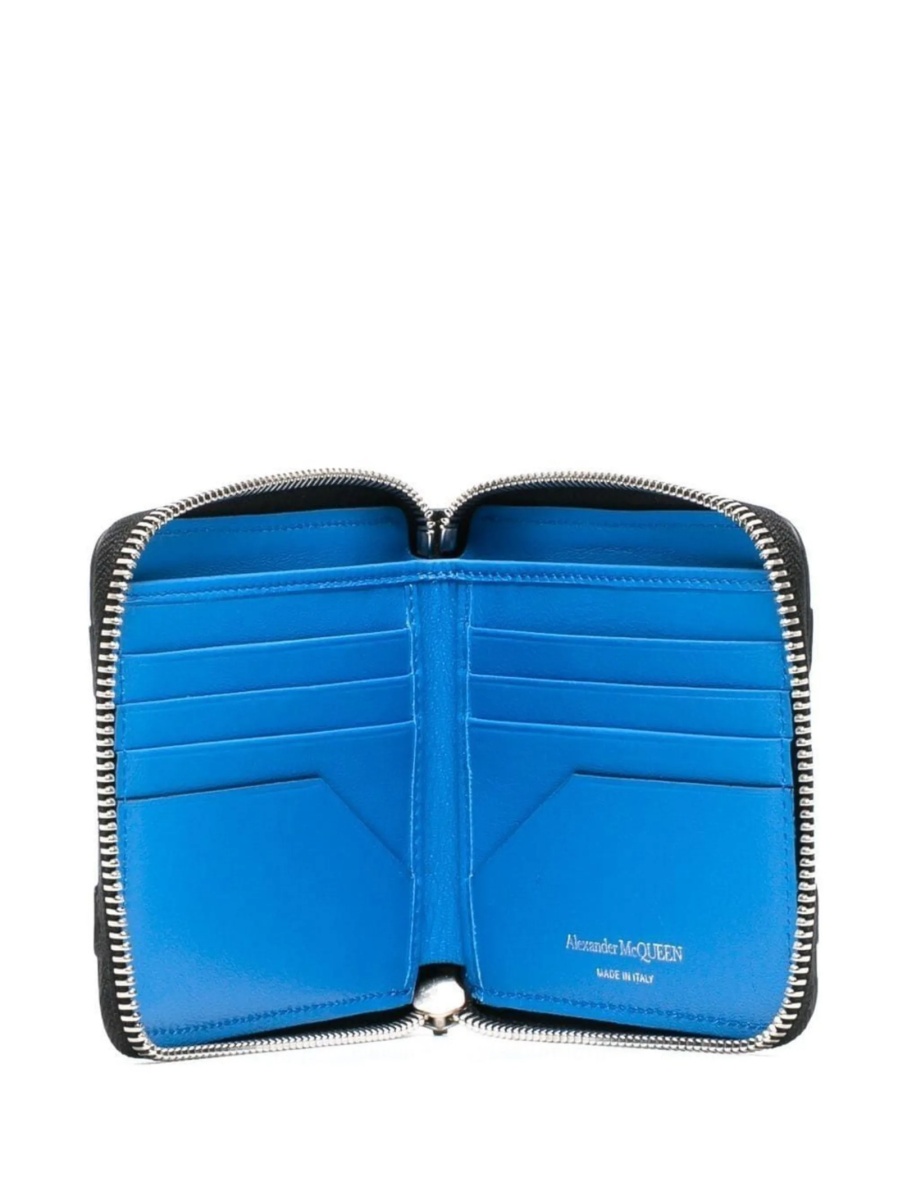 Portofel Alexander McQueen negru din piele - Img 3