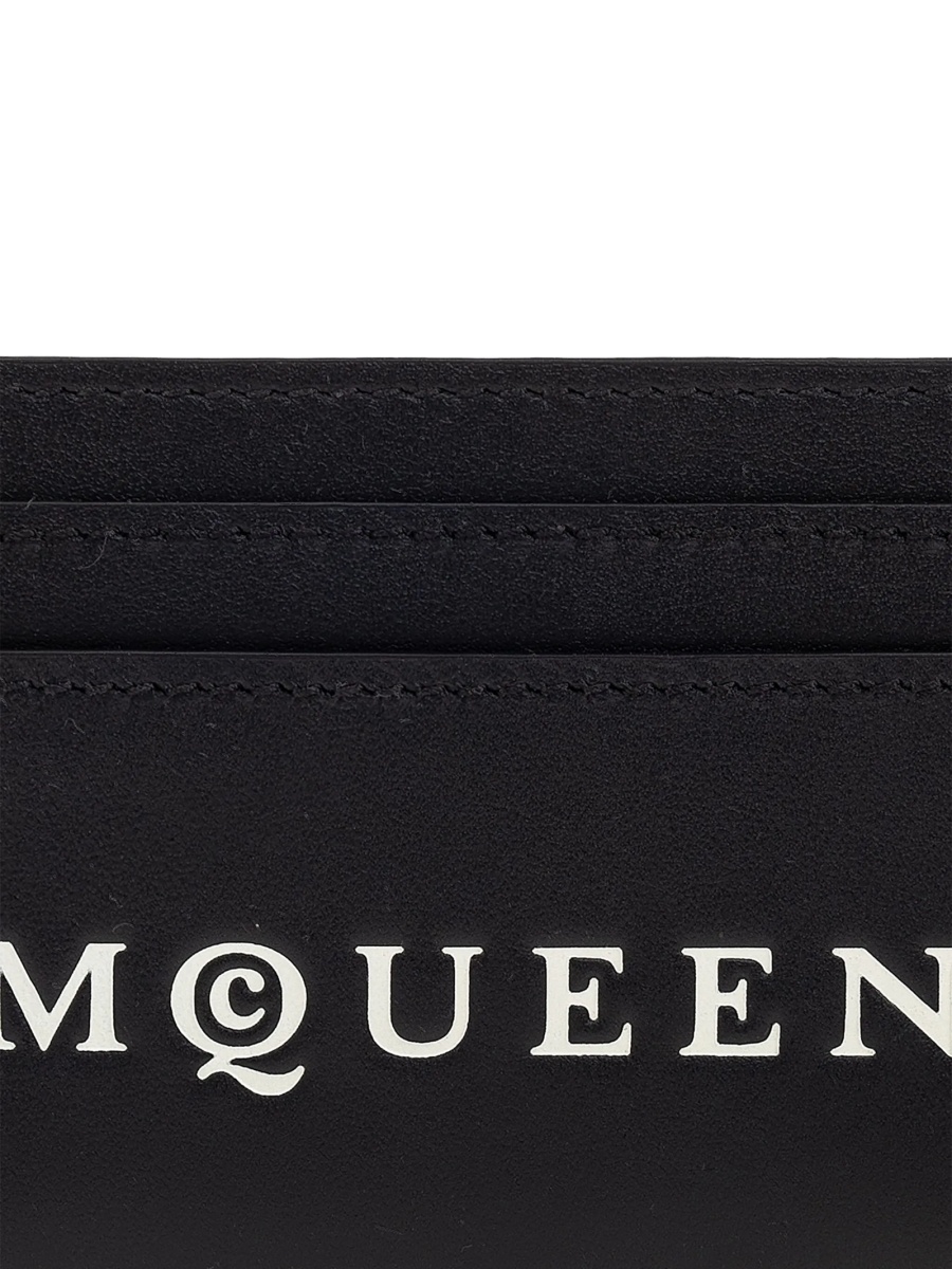 Portofel Alexander McQueen negru din piele - Img 3