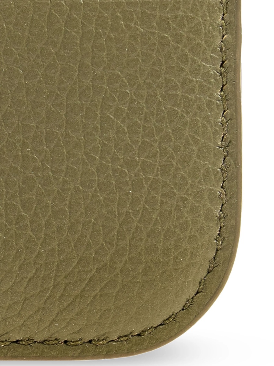 Portofel Alexander McQueen verde din piele - Img 4