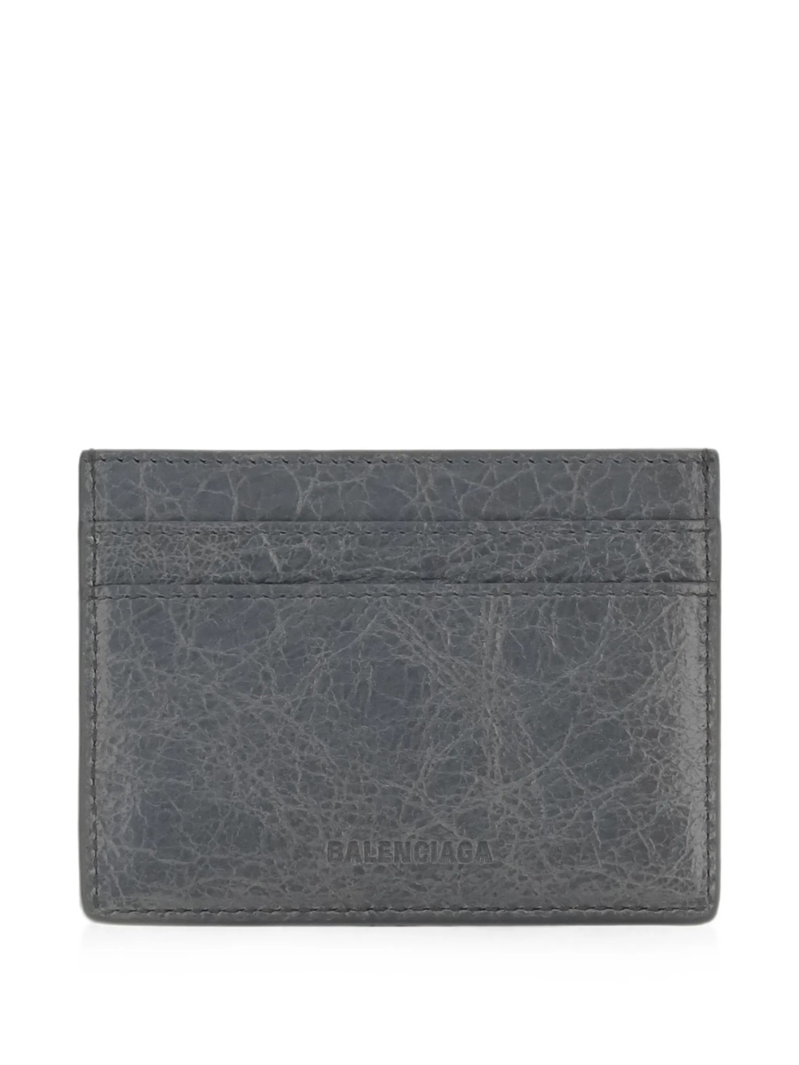 Portofel Balenciaga gri din piele - Img 2