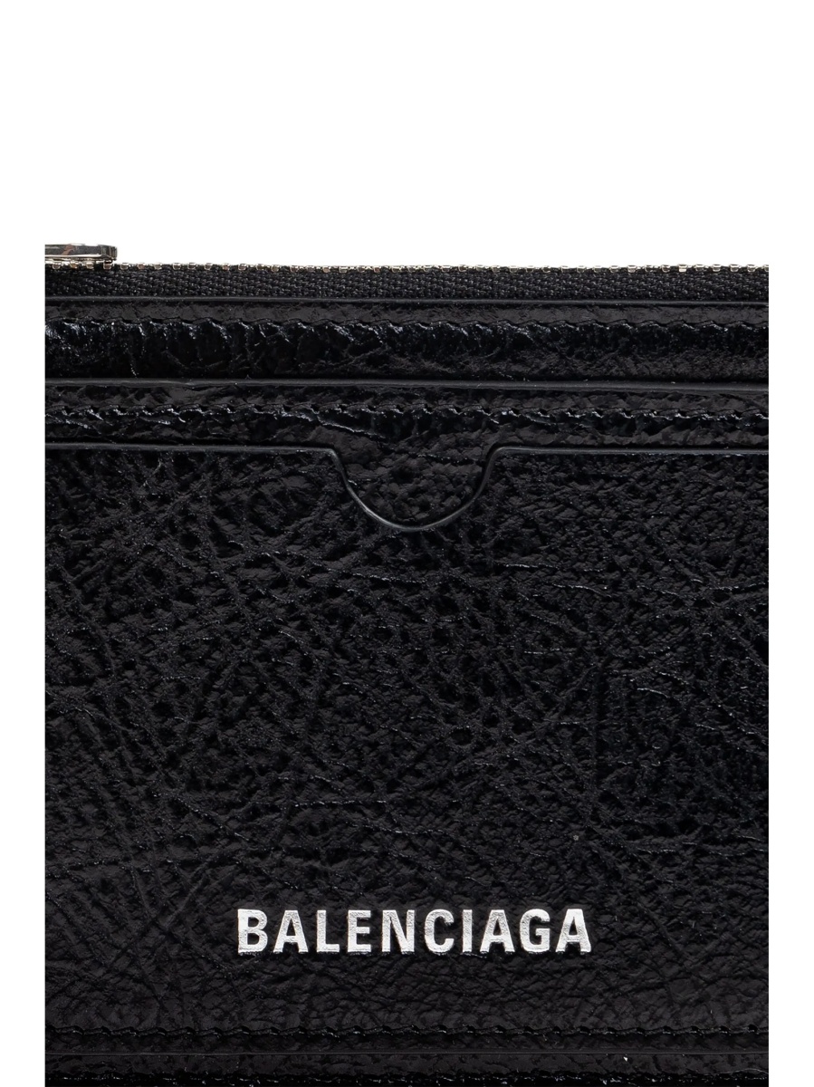 Portofel Balenciaga negru din piele - Img 5