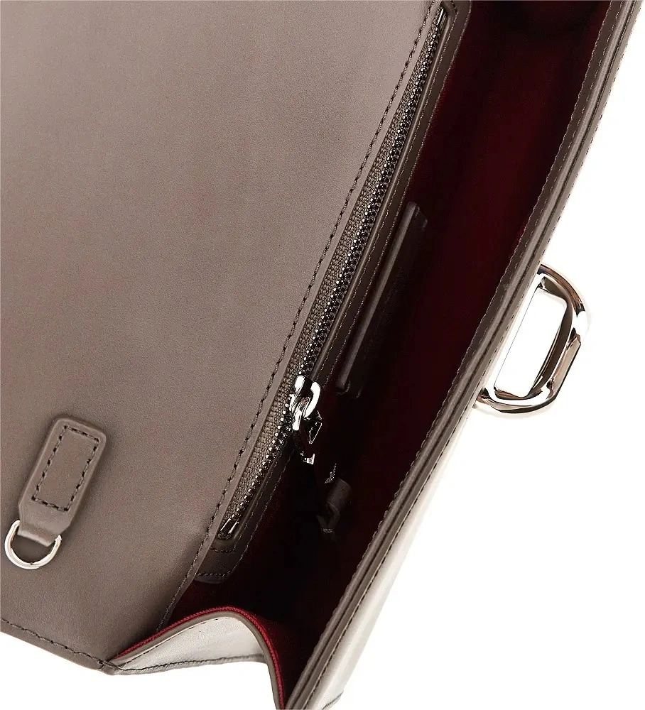 Portofel Emporio Armani gri din piele - Img 3
