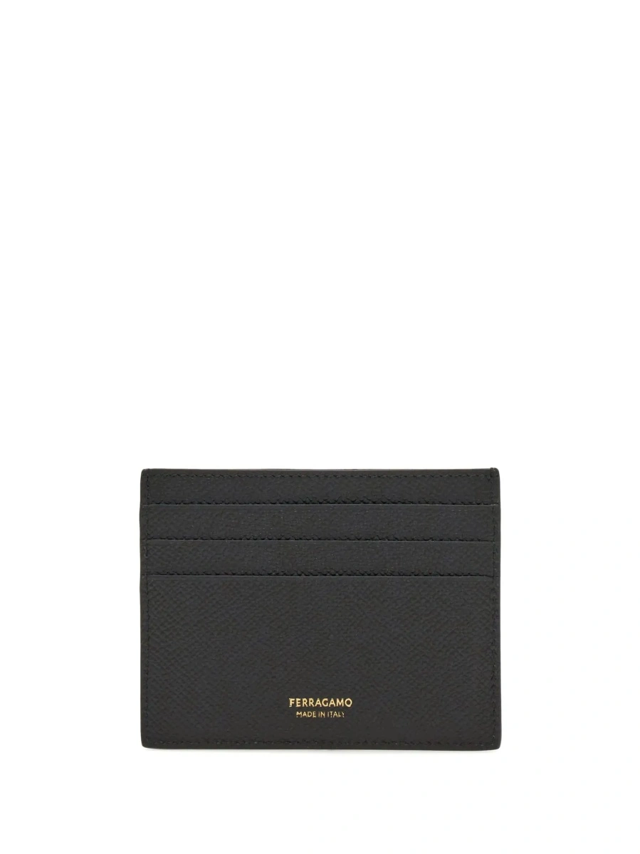 Portofel Ferragamo negru din piele - Img 3