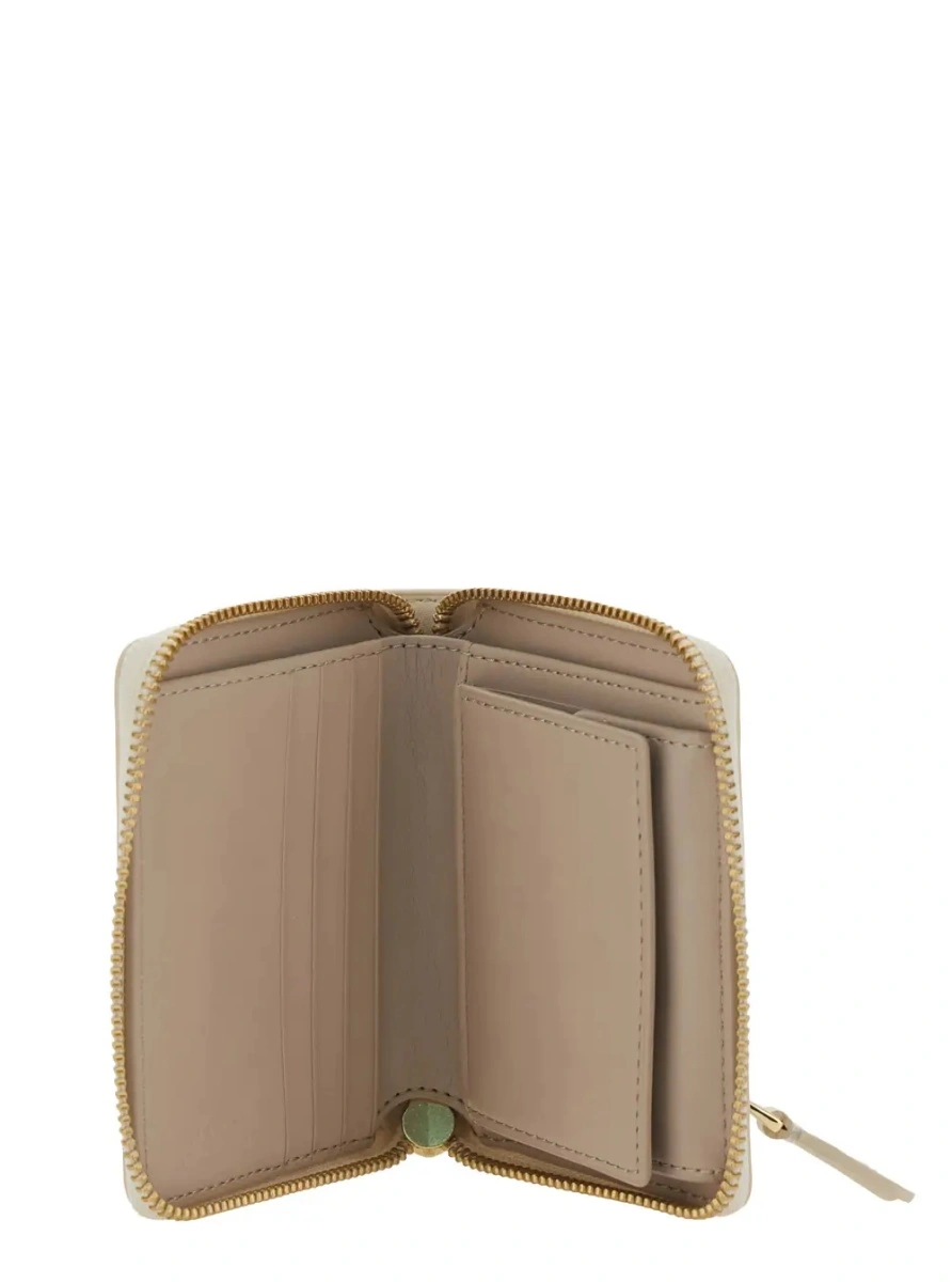 Portofel Marc Jacobs alb din piele - Img 3