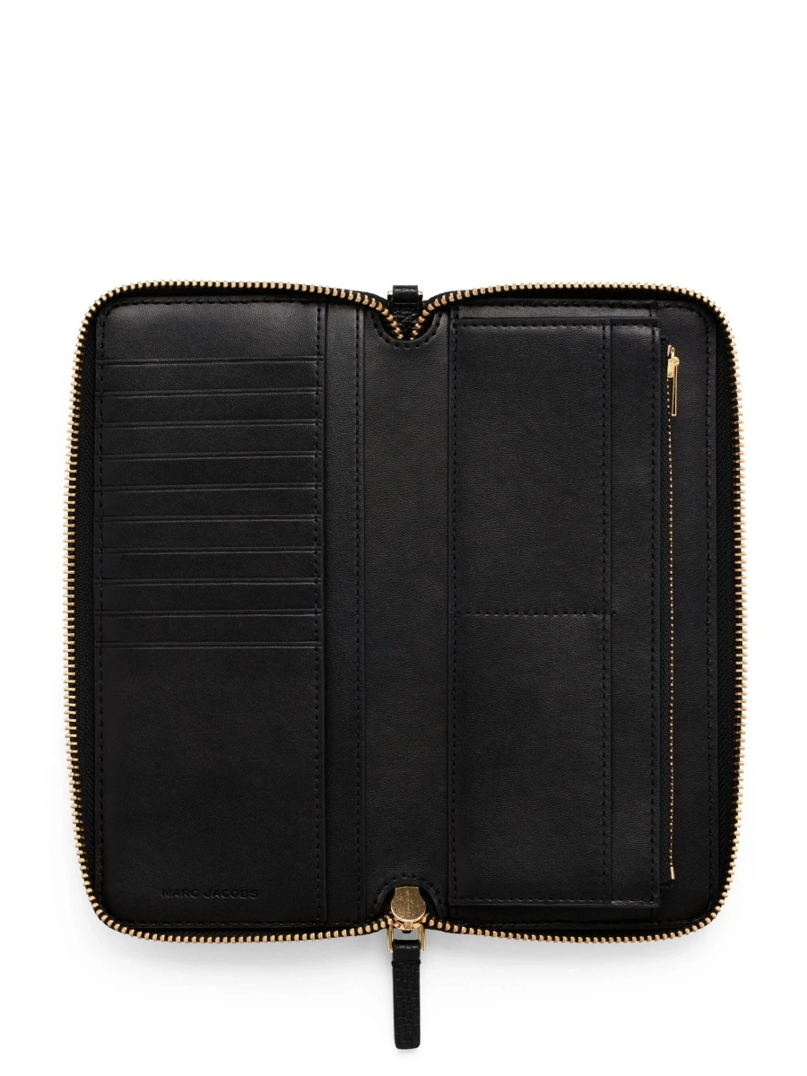 Portofel Marc Jacobs negru din piele - Img 3