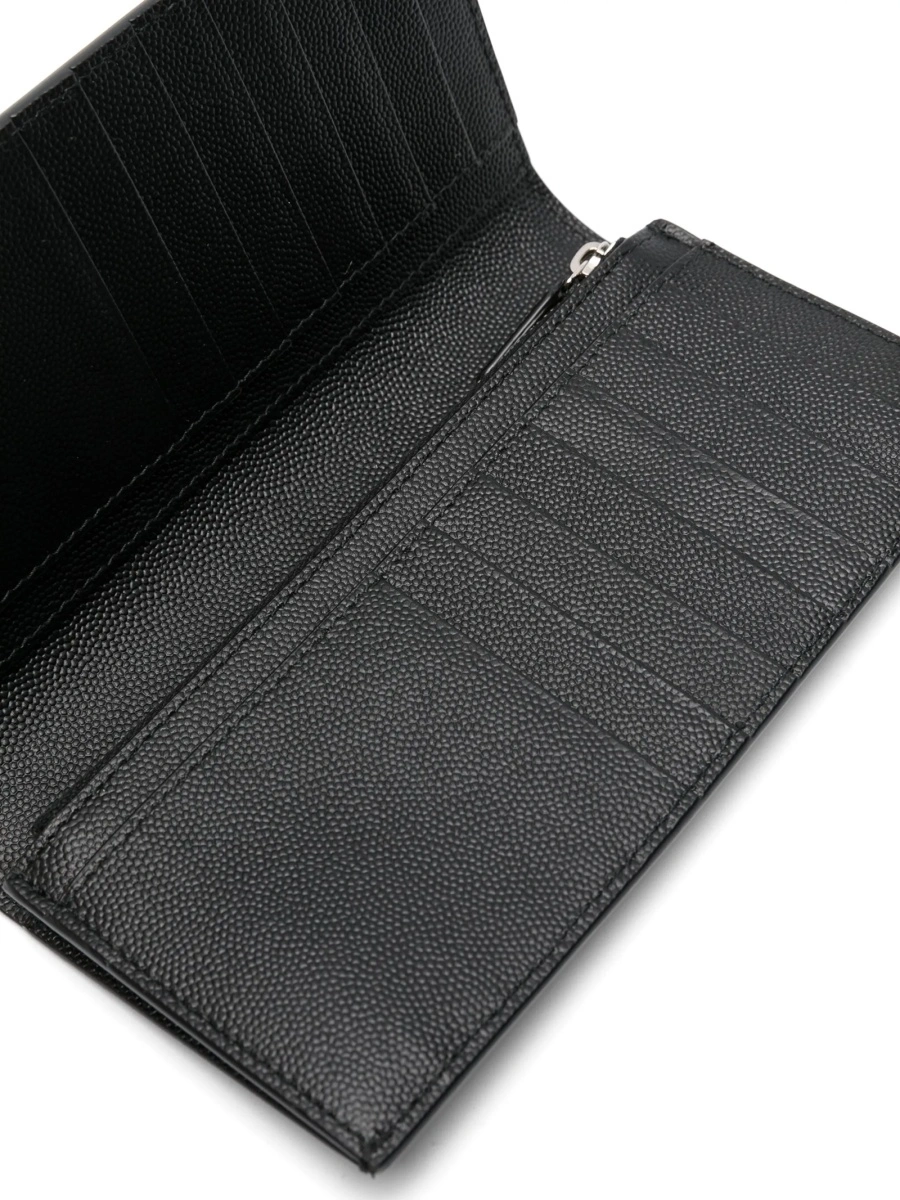 Portofel Saint Laurent negru din piele - Img 3