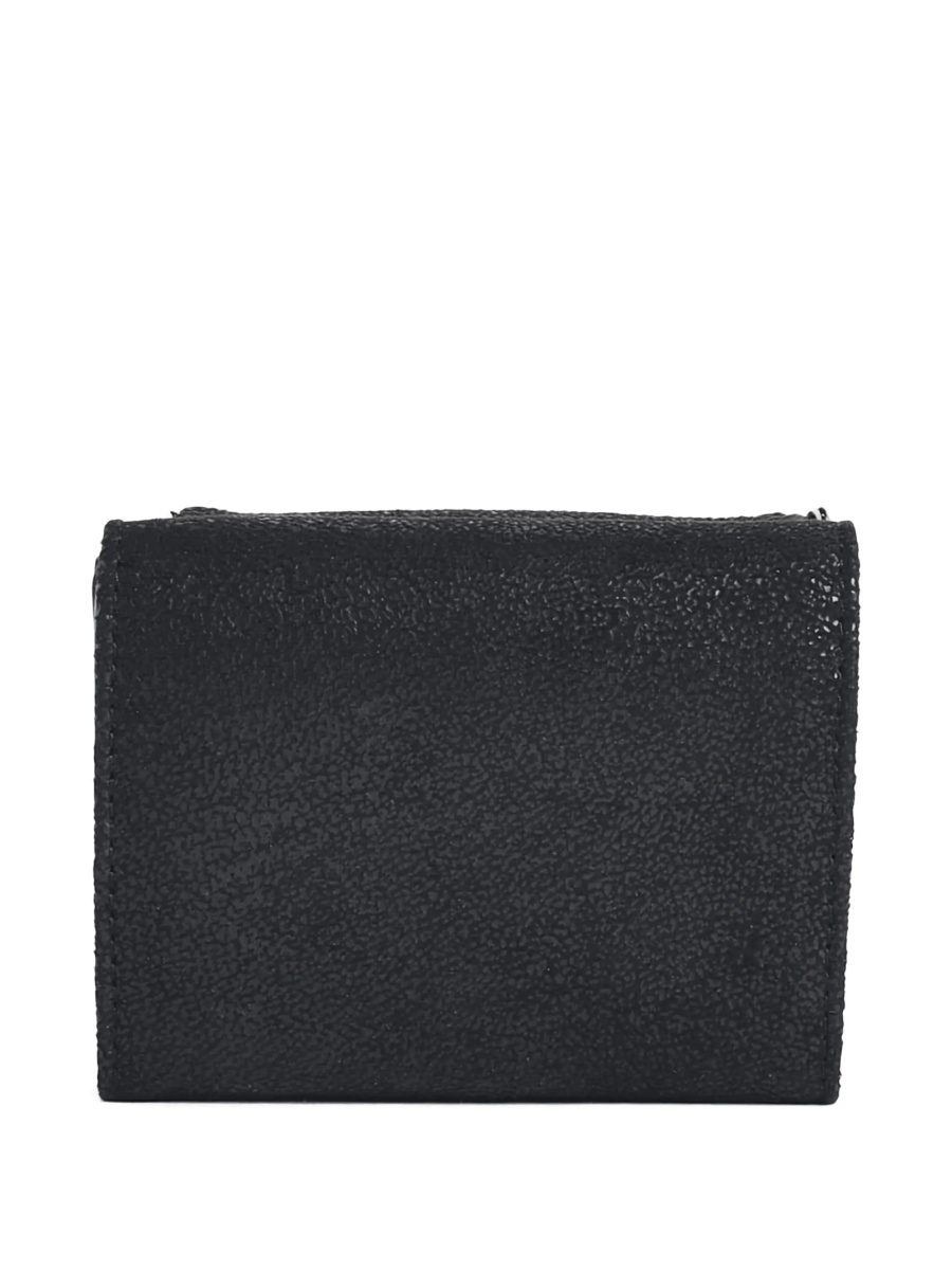 Portofel Stella McCartney falabella negru din alama si polyester - Img 2