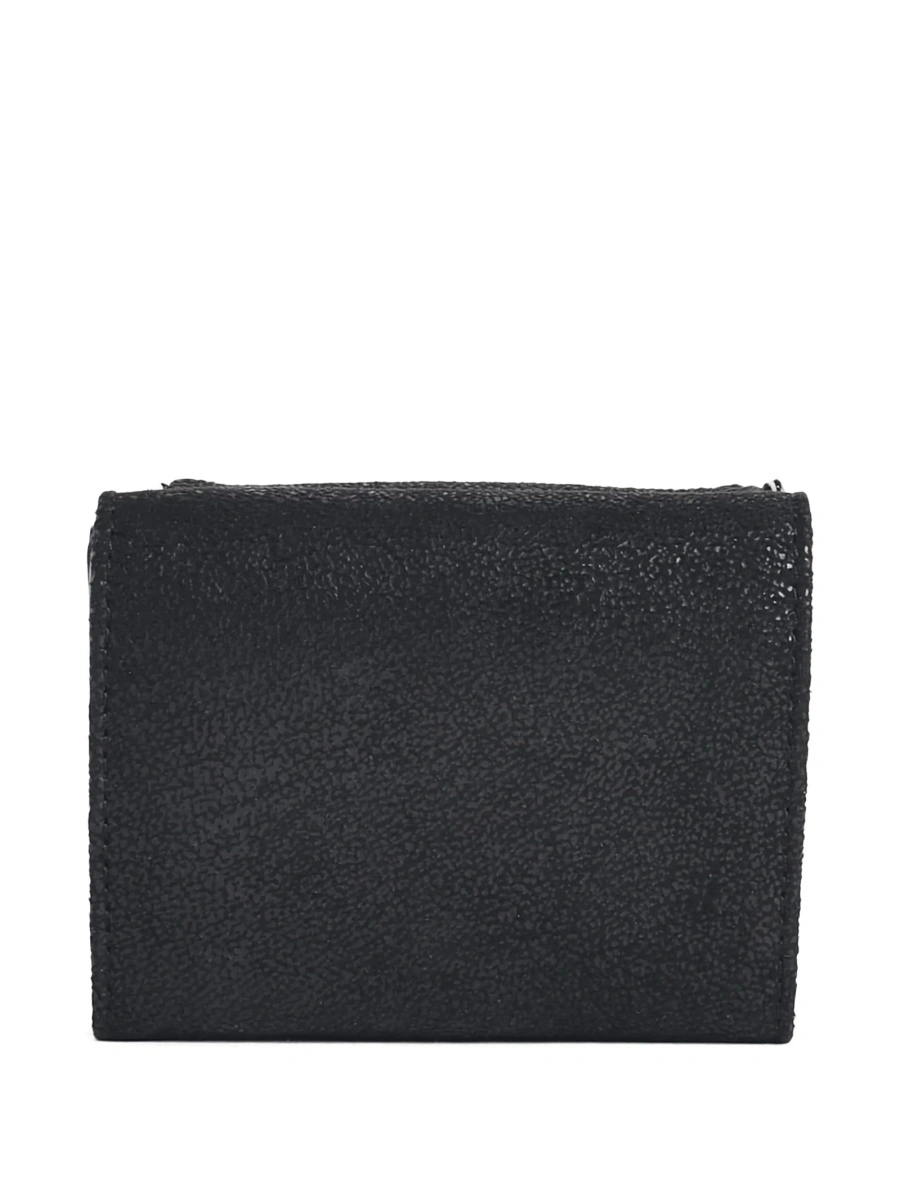 Portofel Stella McCartney falabella negru din alama si polyester - Img 2
