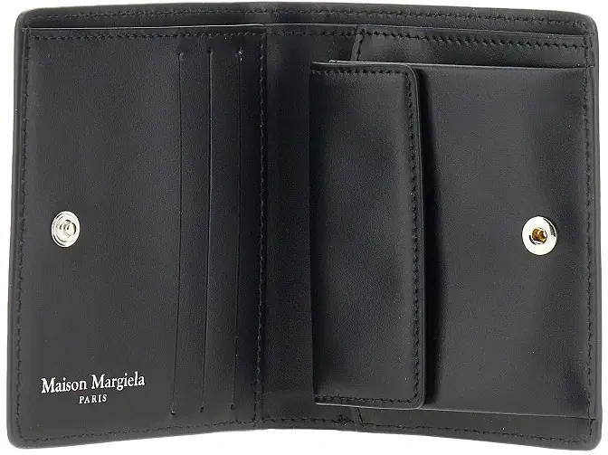 Portofele 'Four Stitches' leather bi-fold wallet - Img 3