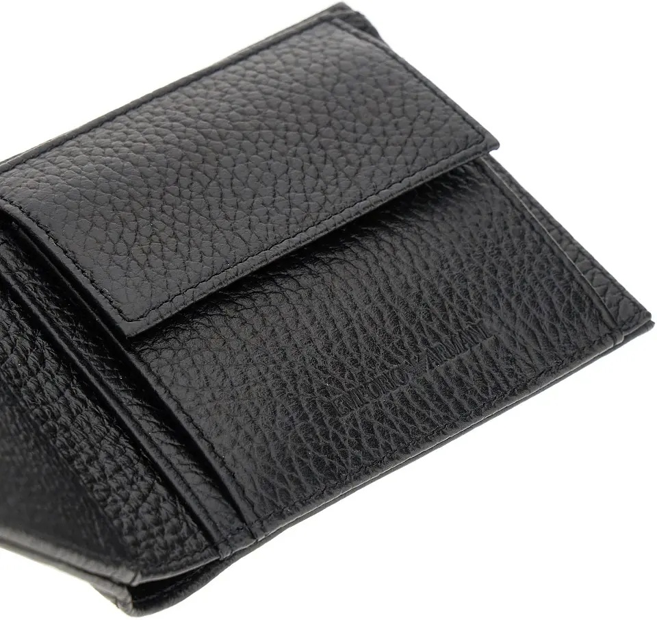 Portofele Grained leather bi-fold wallet - Img 4