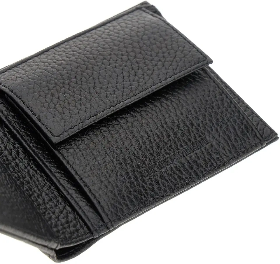 Portofele Grained leather bi-fold wallet - Img 4