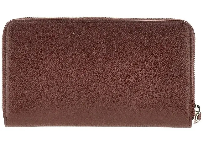 Portofele Grained leather zip-around wallet - Img 2