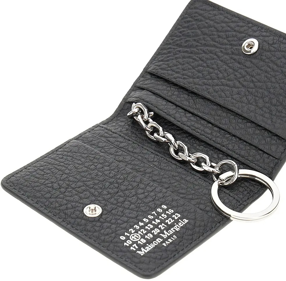 Portofele Leather cardholder with key-ring - Img 4
