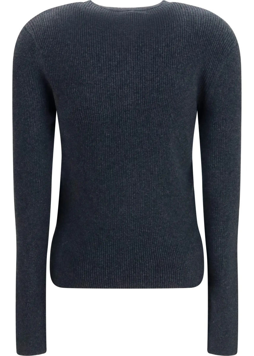 Pulover Airi Henley Sweater in cotton and cashmere - Img 2