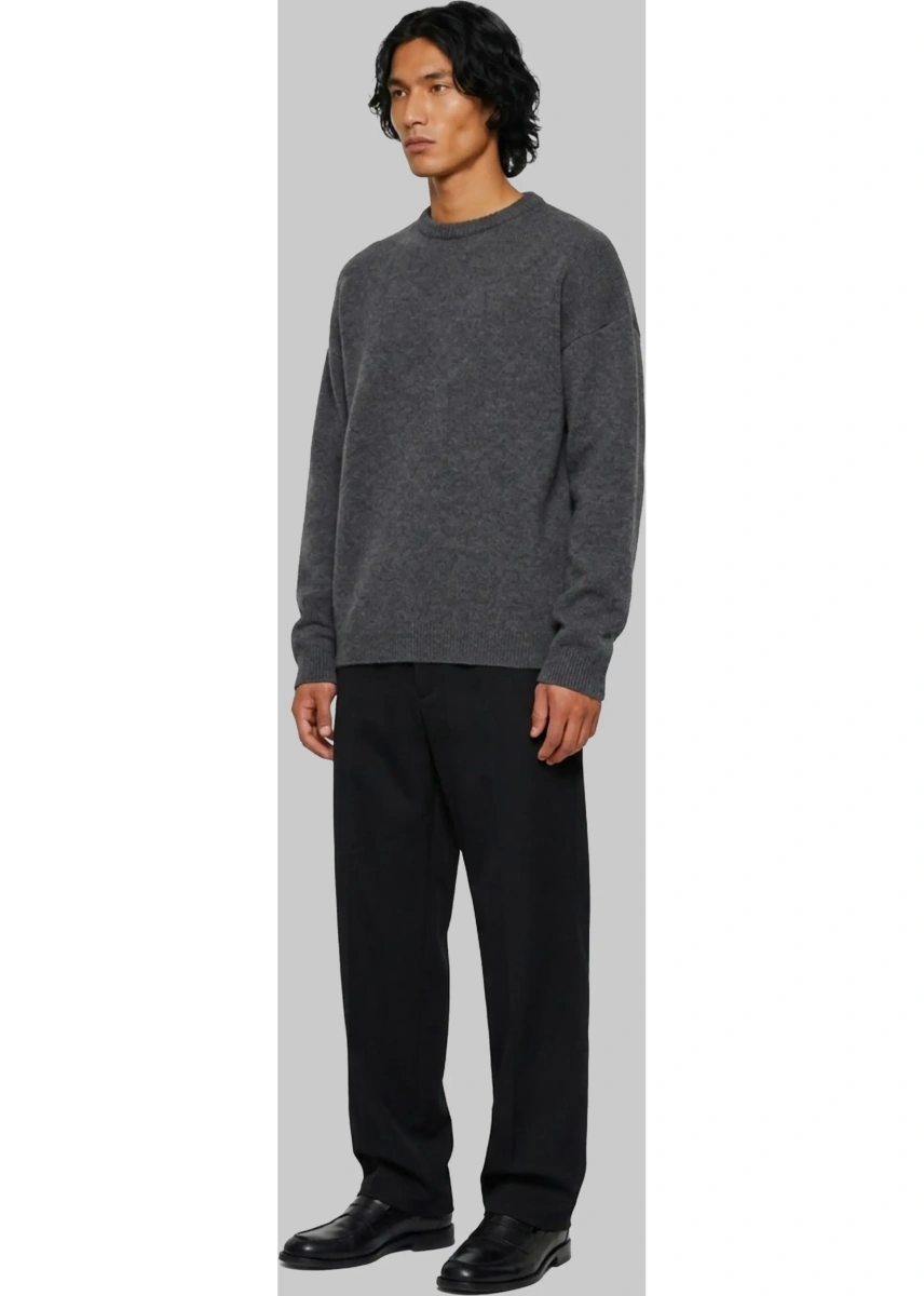 Pulover Anthracite Crew-Neck Sweater - Img 2