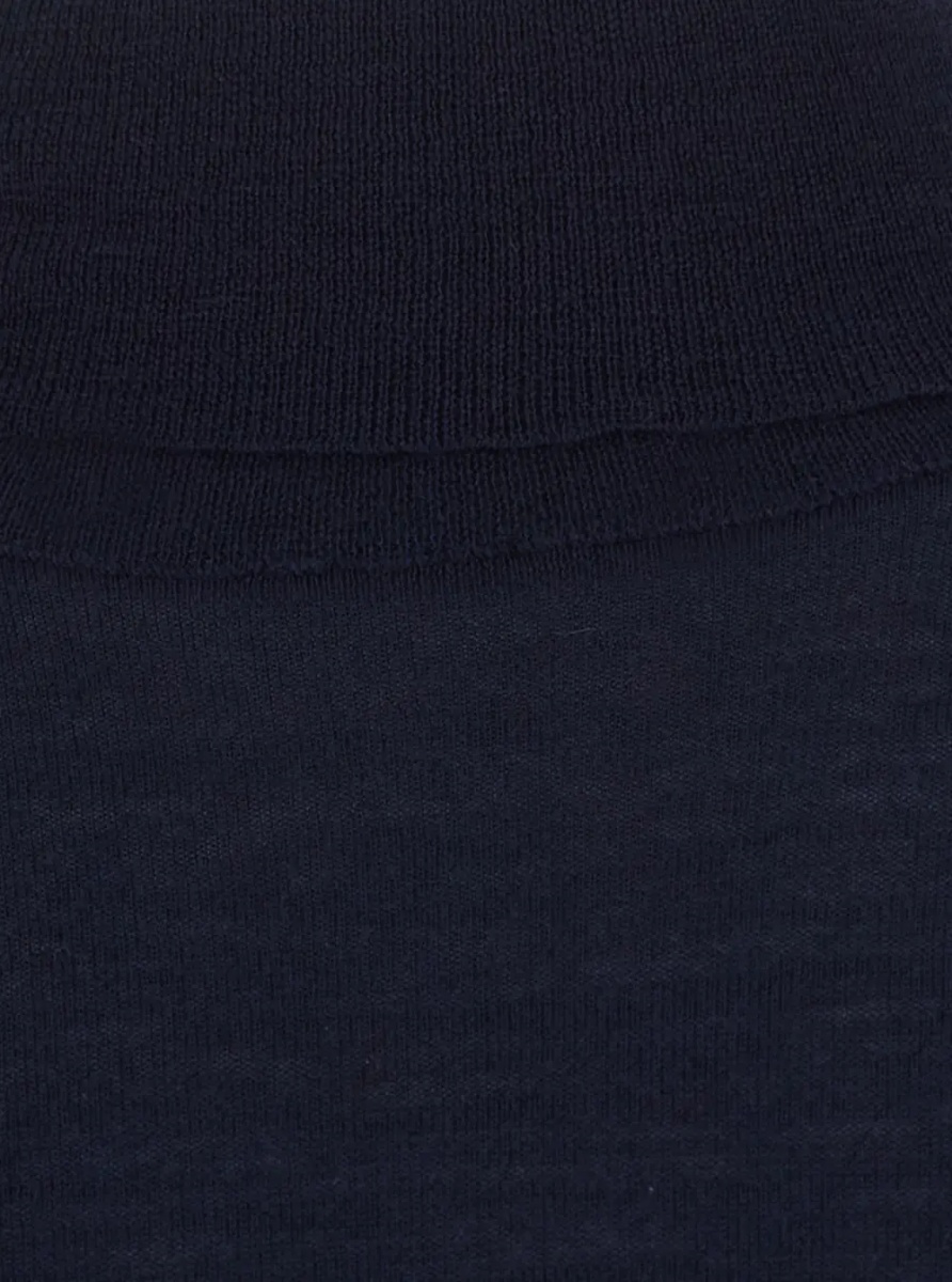 Pulover Blue Turtleneck Sweater in Wool for Men - Img 3