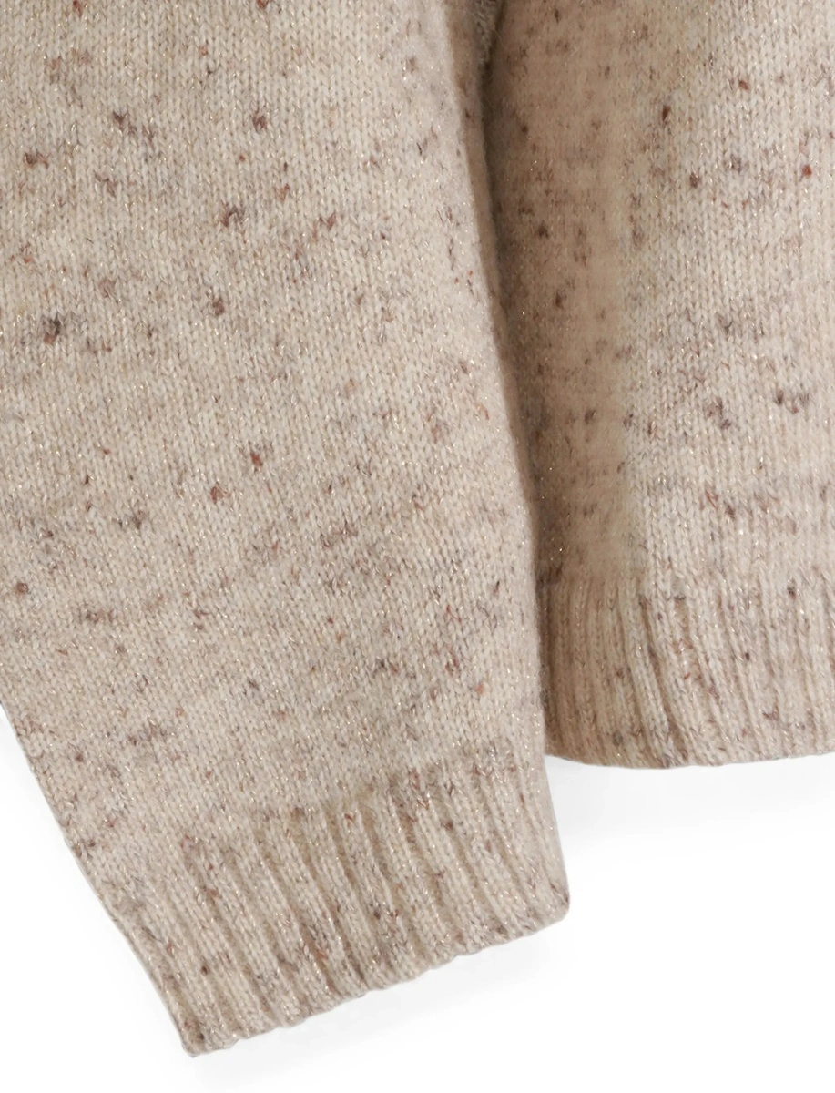 Pulover Bouclé yarn Sweater with lurex - Img 5