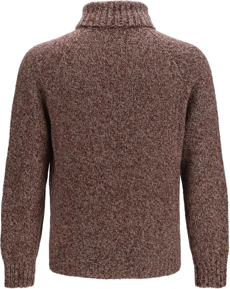 Pulover Brunello Cucinelli multicolor din lana si matase - Img 4
