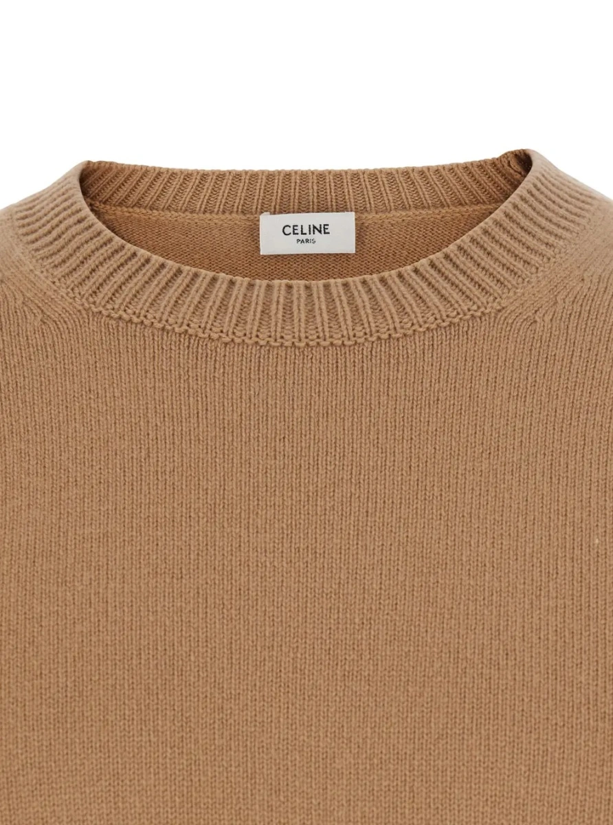Pulover Céline bej din casmir - Img 3