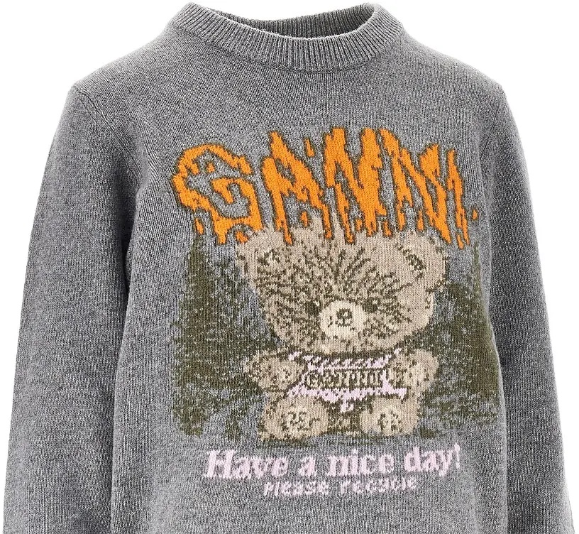 Pulover 'Forest Teddy' wool-blend sweater - Img 2
