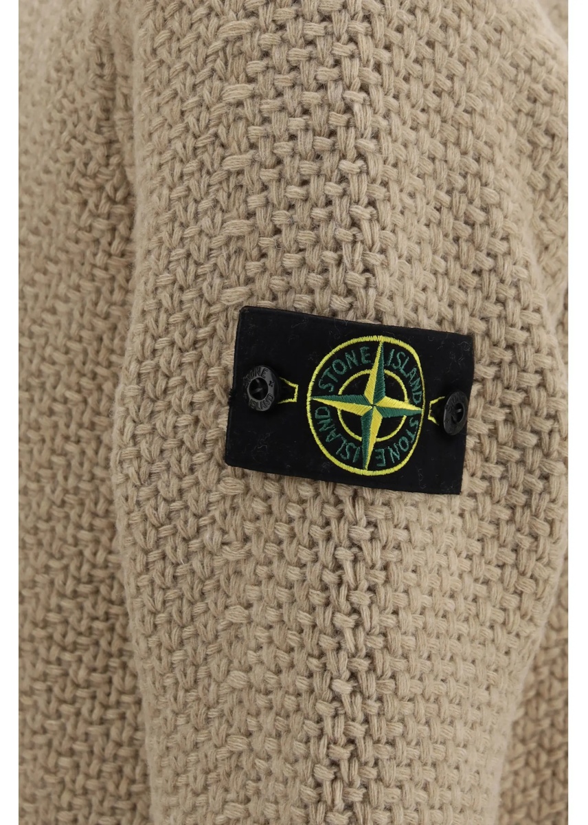 Pulover Loose crewneck Sweater with ribbed trims - Img 3