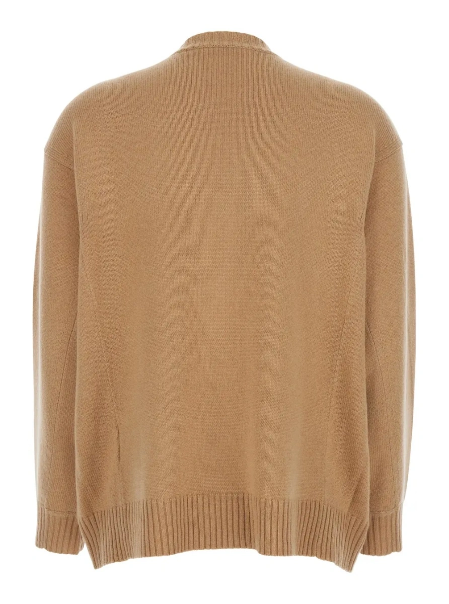 Pulover Max Mara bej din lana si casmir - Img 2