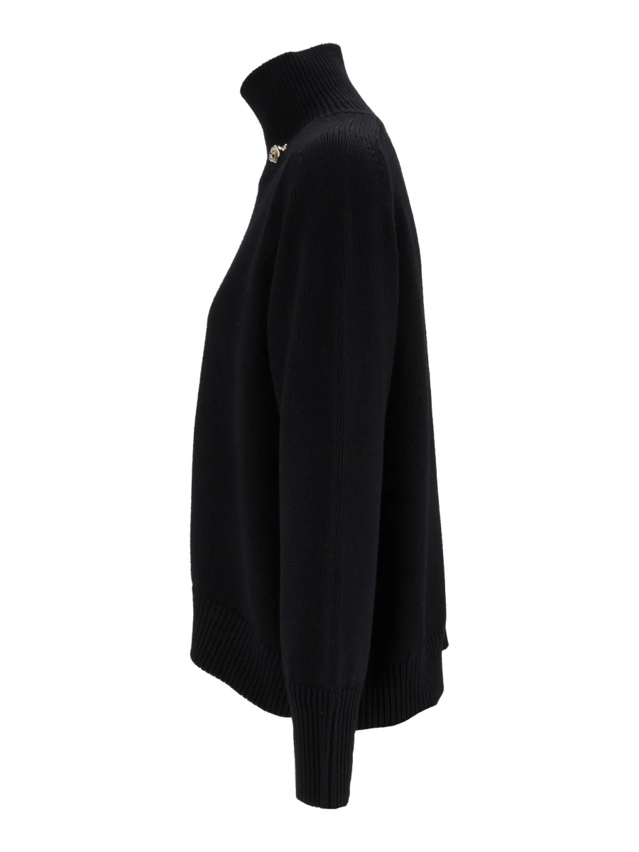 Pulover MERINO WOOL TURTLE NECK CROPPED SWEATER - Img 2
