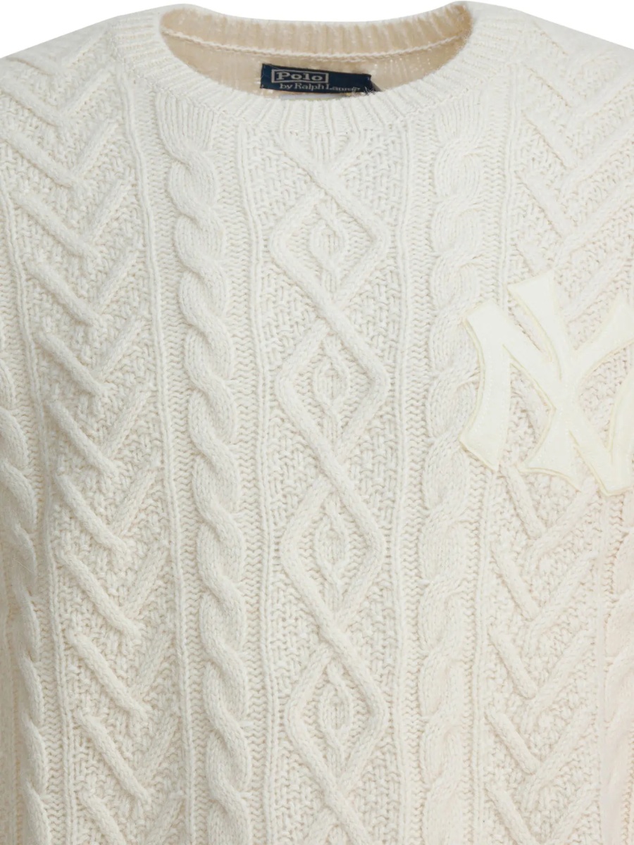 Pulover "New York Yankees™" wool and alpaca crewneck sweater - Img 3