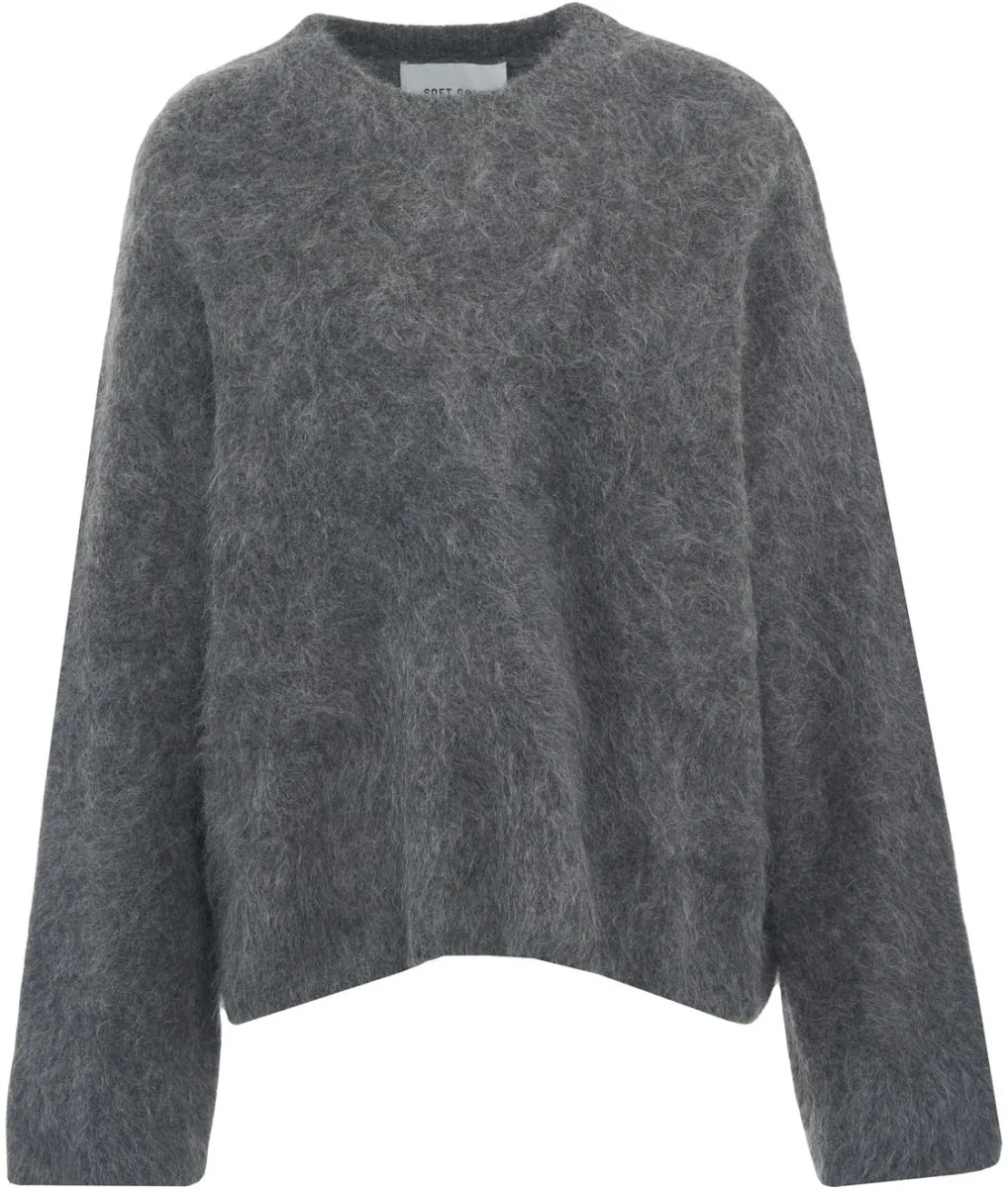 Pulover Soft Goat gri din alpaca - Img 2
