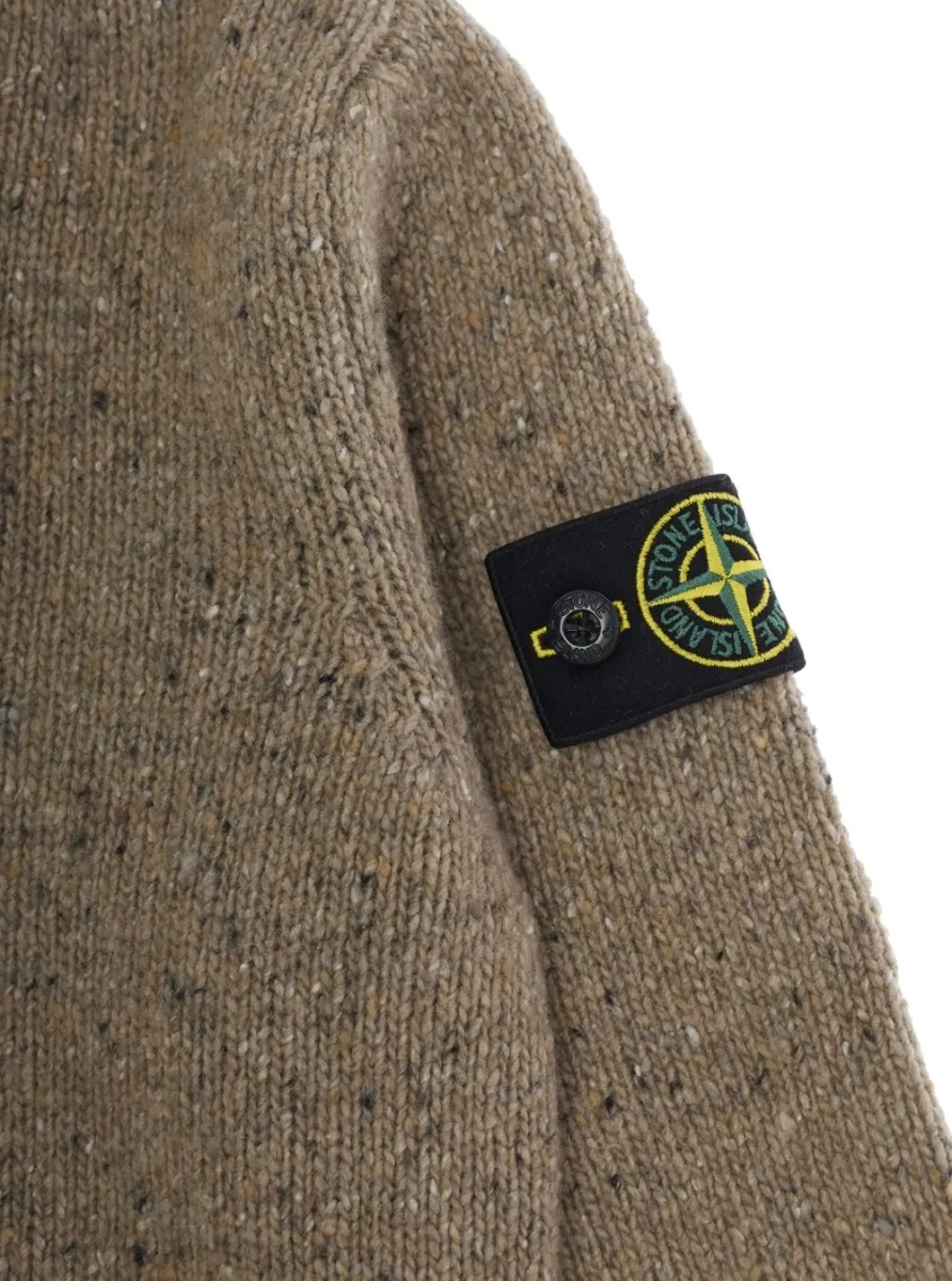 Pulover Stone Island bej din lana - Img 3