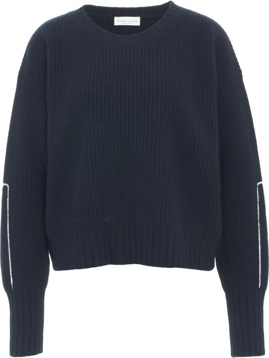 Pulover Sweater with knitted details - Img 2