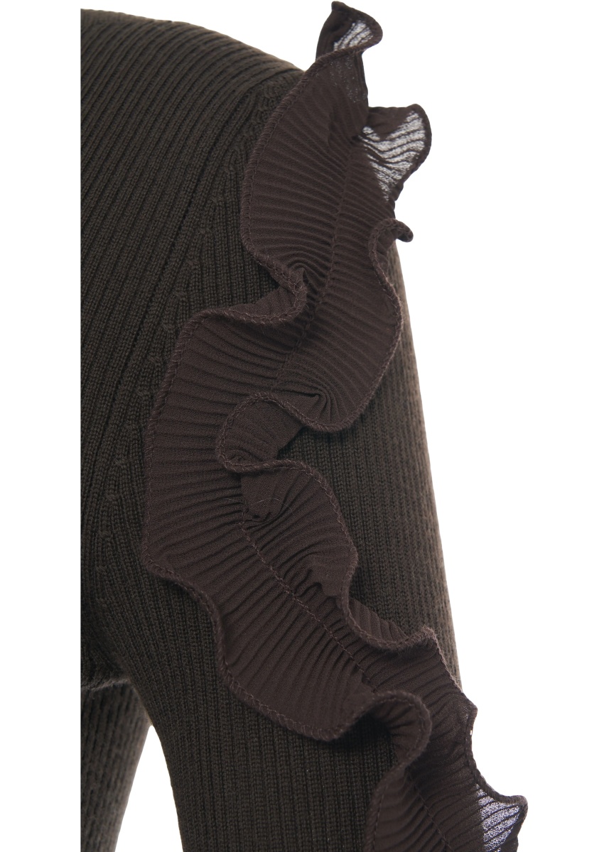 Pulover Sweater with ruffle details - Img 3