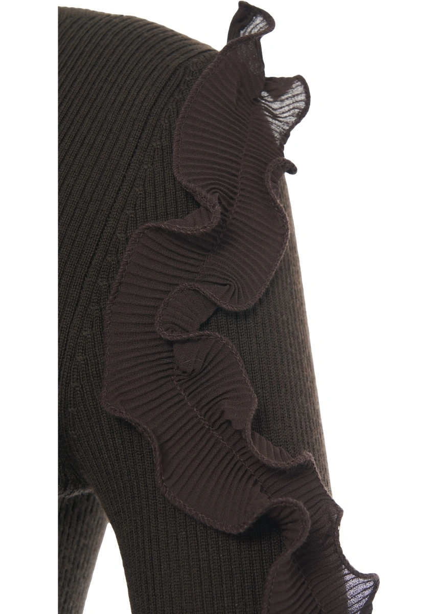 Pulover Sweater with ruffle details - Img 3