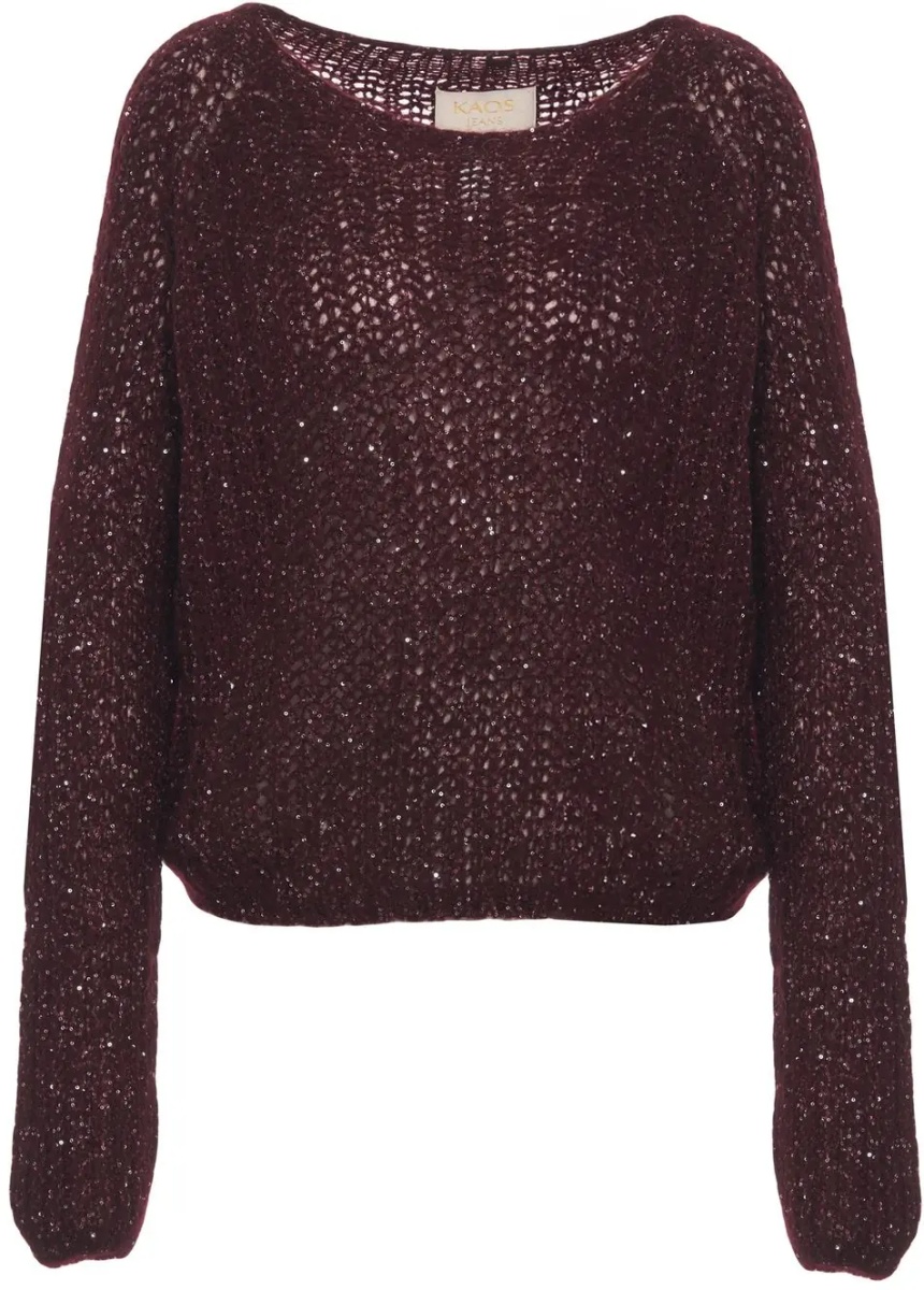 Pulover Sweater with sequin applications - Img 2
